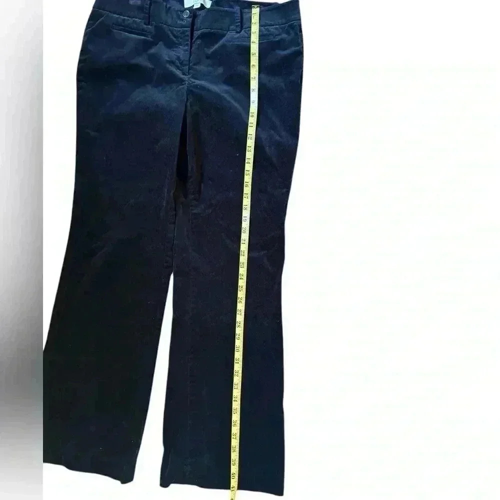 Loft Black Velvet Dress Pants - Picture 5 of 11
